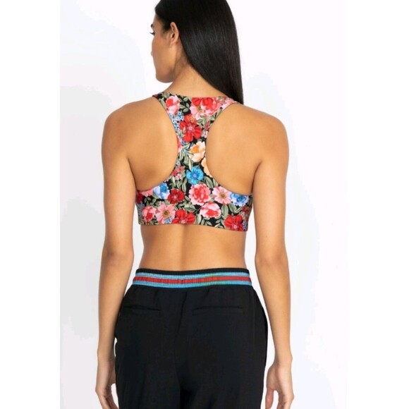 JOHNNY WAS Bee Active Reversible Sports Bra Womens 2X? Floral - Picture 8 of 8